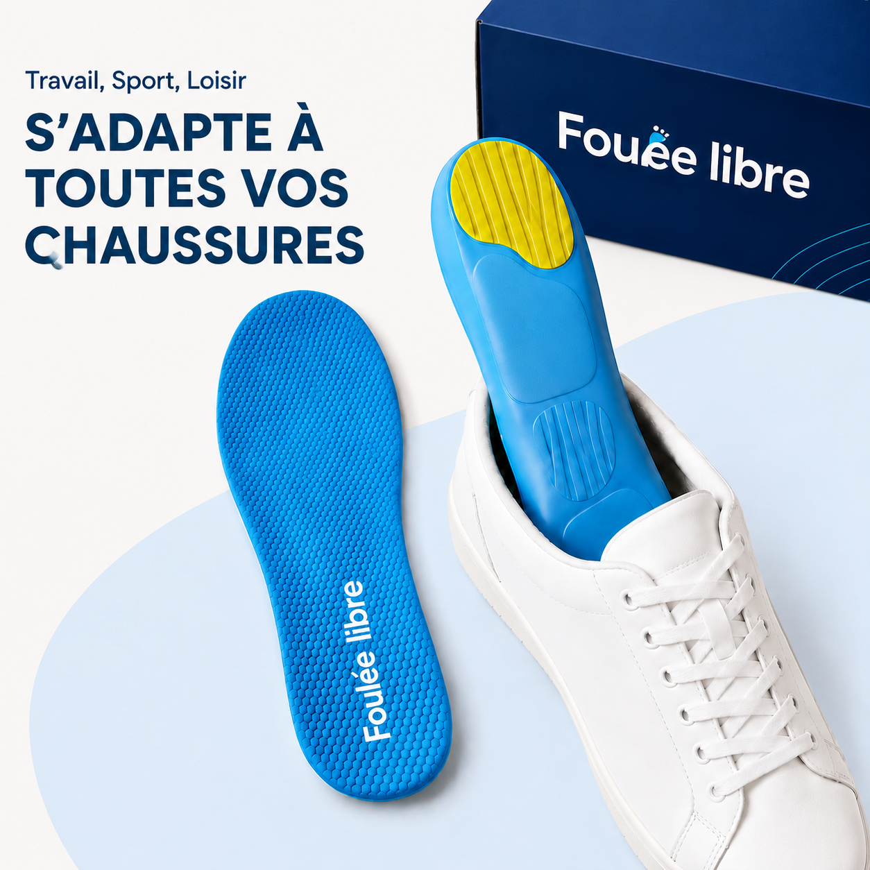 GelTech™ Confort - Votre allié au quotidien pour des pas sans douleur