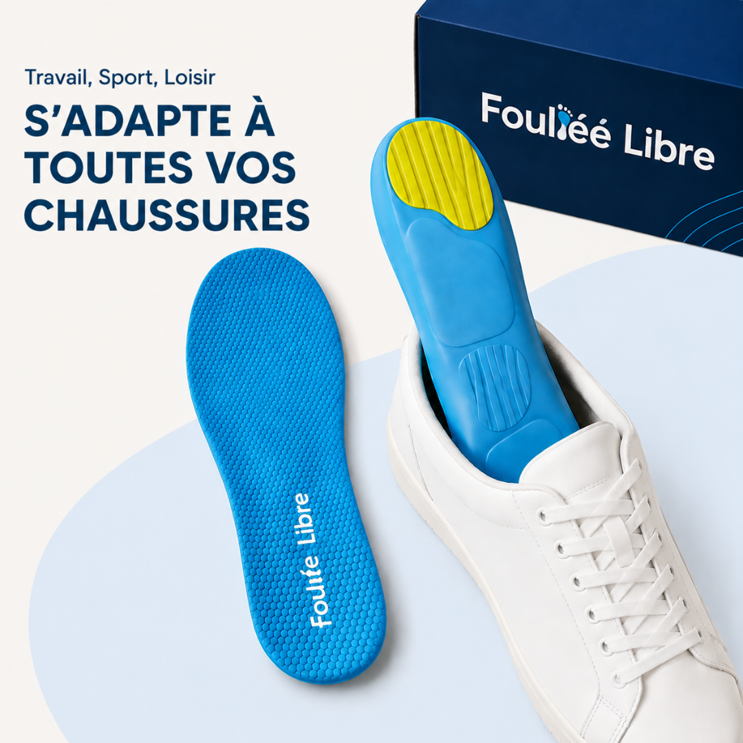 GelTech™ Confort - Votre allié au quotidien pour des pas sans douleur
