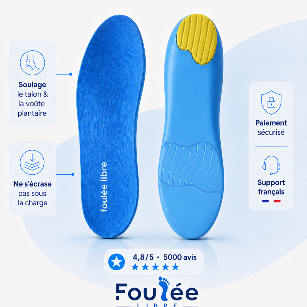 GelTech™ Confort - Votre allié au quotidien pour des pas sans douleur