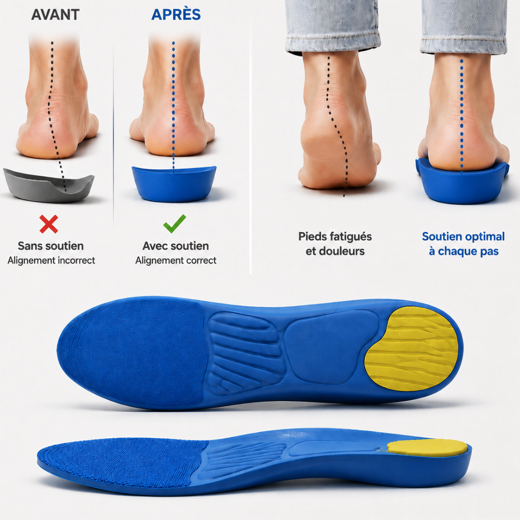 GelTech™ Confort - Votre allié au quotidien pour des pas sans douleur
