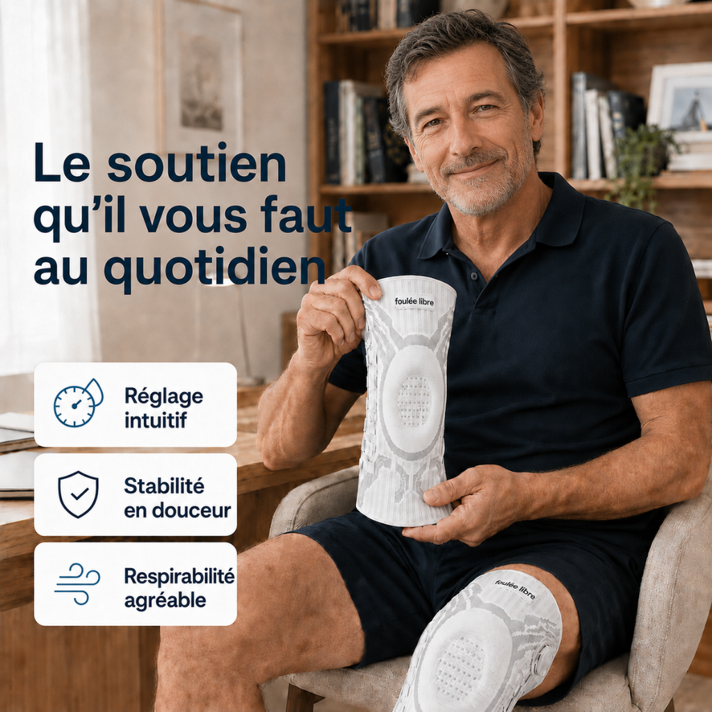 Genupro+ - Des genoux soutenus, du réveil au coucher